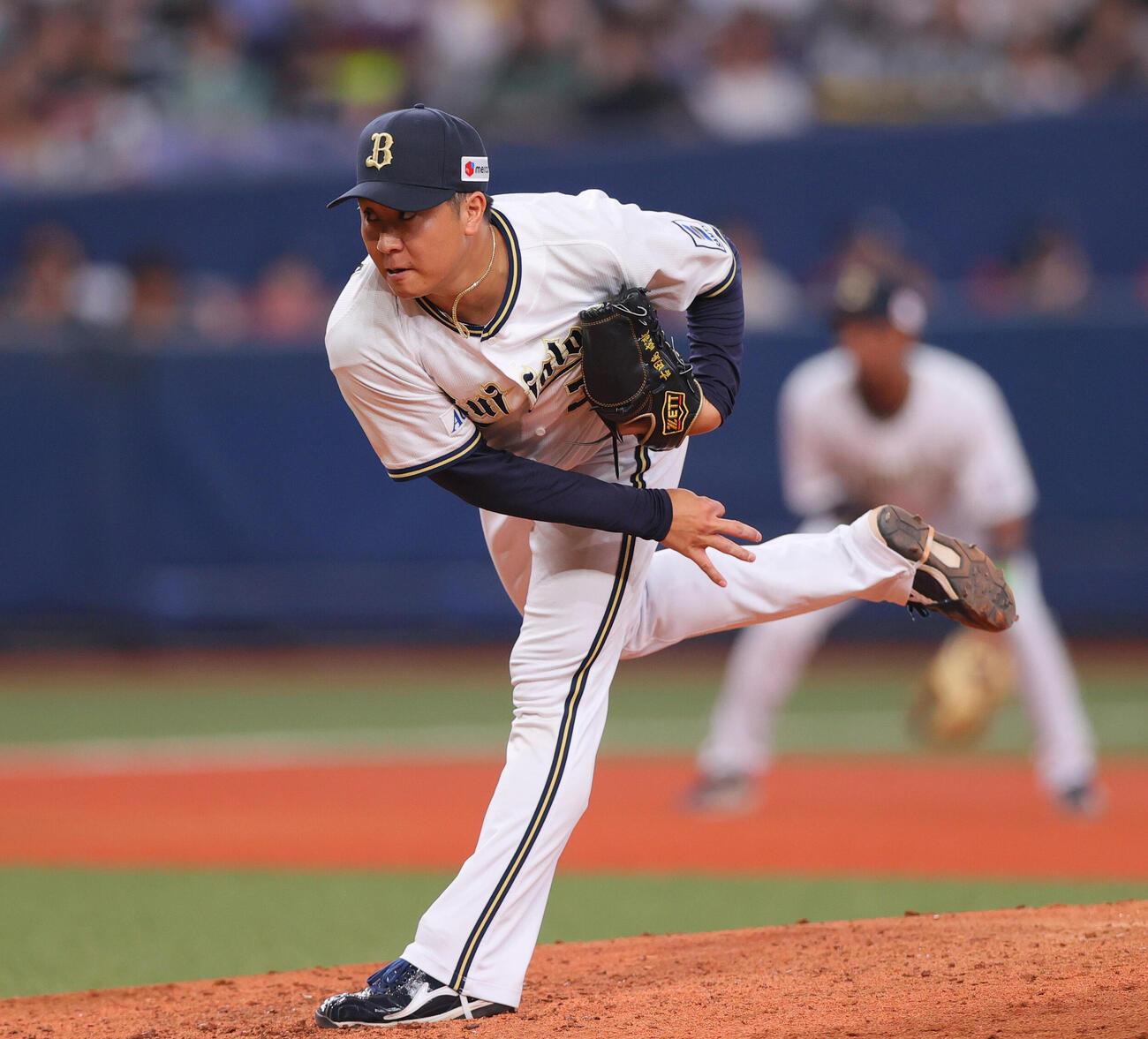 オリックス古田島成龍（2025年7月撮影）