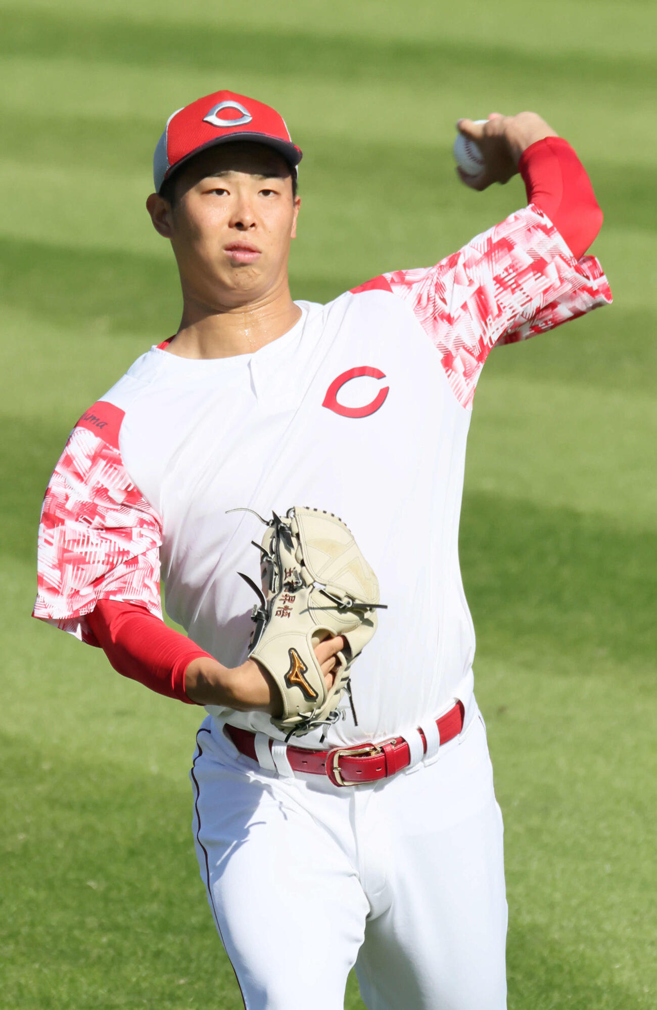 広島玉村昇悟（2025年10月30日撮影）