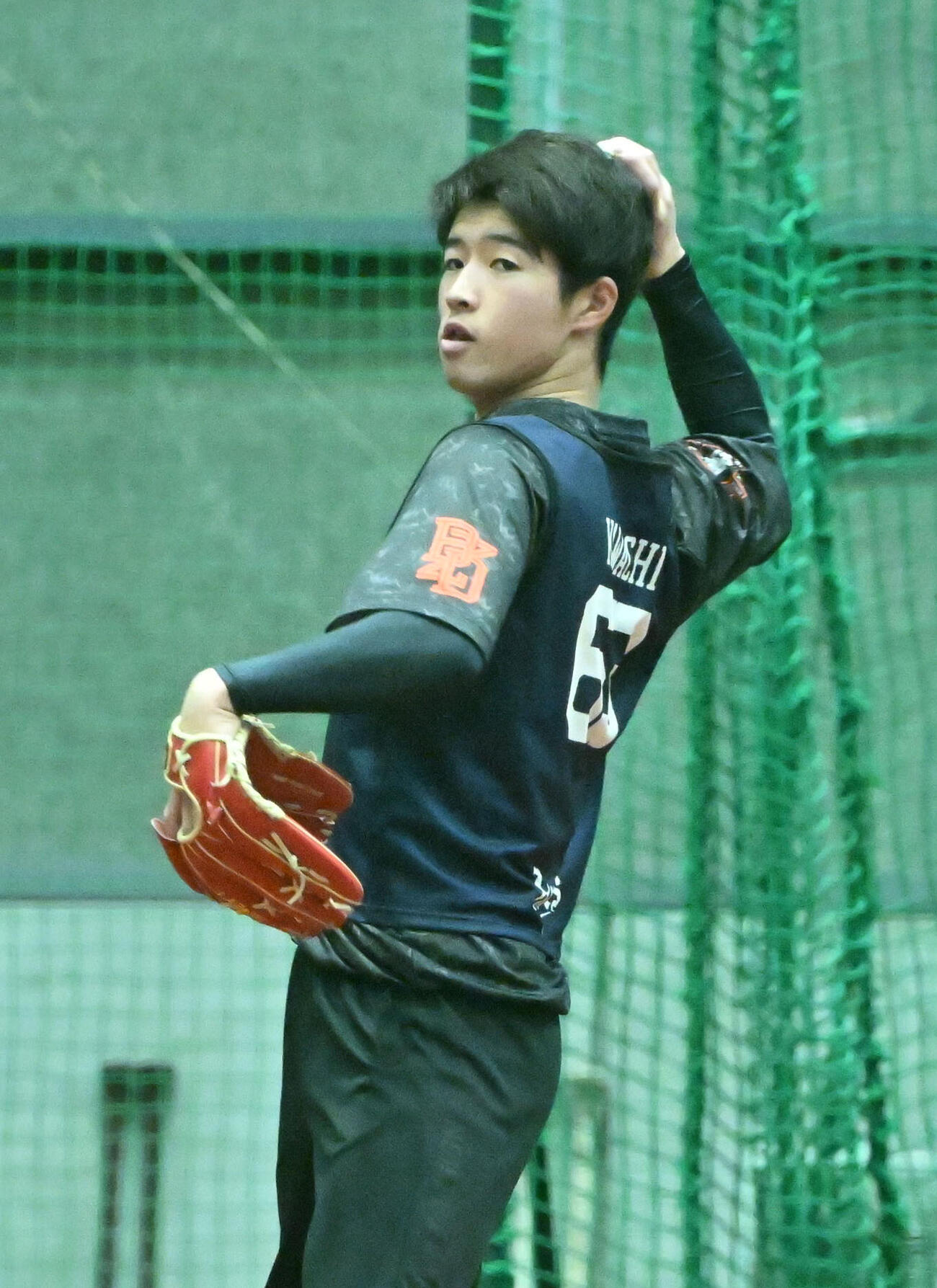 オリックス河内康介（2024年1月21日撮影）