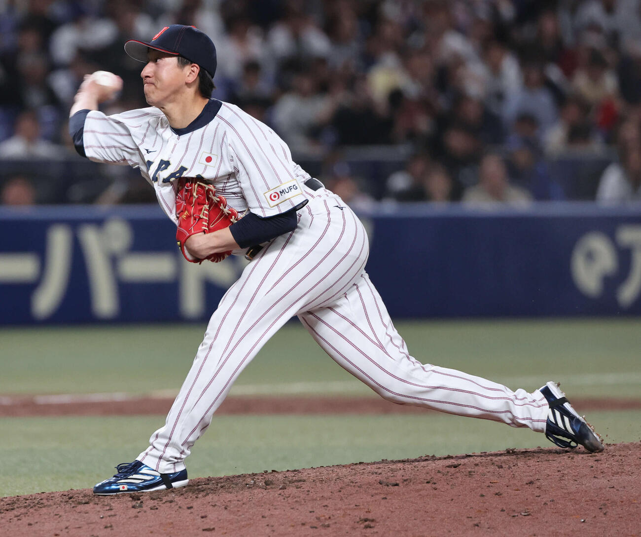 日本対中日　侍ジャパン6番手大勢（撮影・西尾就之）