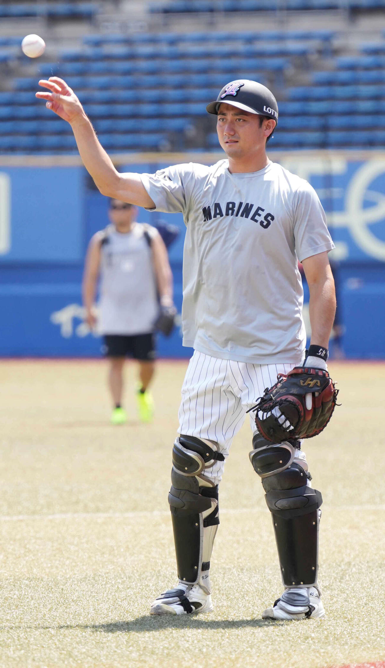 ロッテ植田将太（2025年7月撮影）