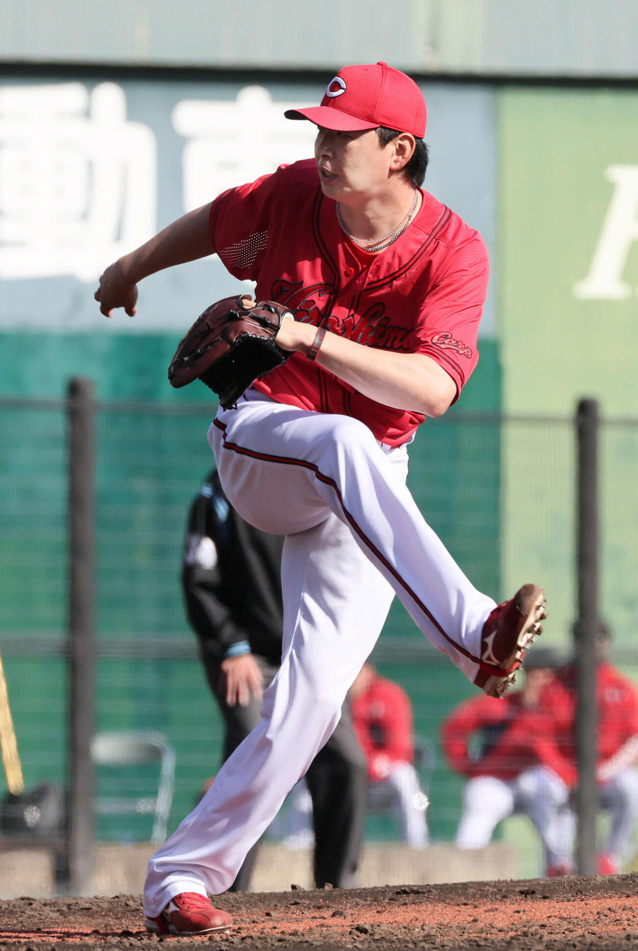 楽天対広島　6回裏楽天、広島3番手の大瀬良（撮影・加藤孝規）