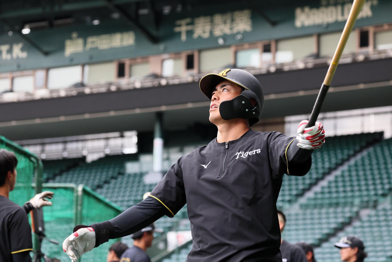 阪神谷端将伍（2026年2月撮影）