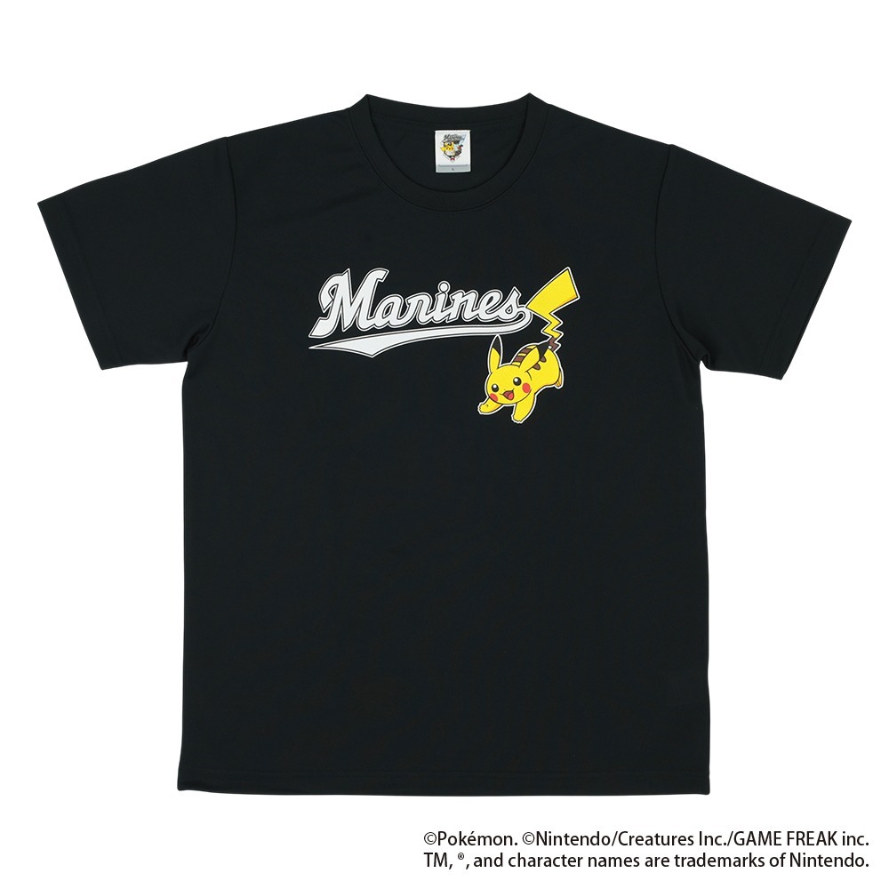 「ポケモン2026マリーンズグッズ」のプラクティスTシャツ（球団提供）