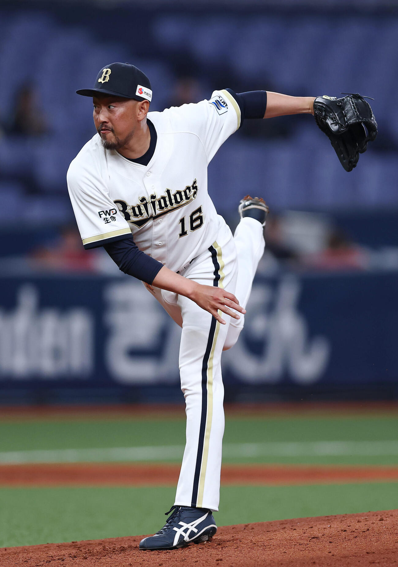 オリックス対韓国　オリックス3番手の平野（撮影・前田充）