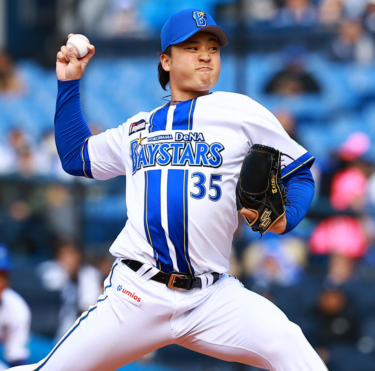 DeNA対中日　DeNA2番手の橋本（撮影・野上伸悟）
