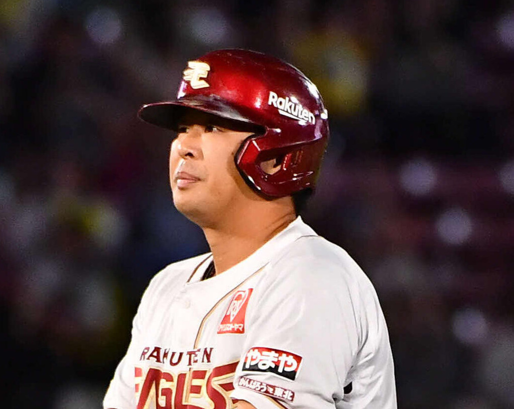 楽天浅村栄斗（2025年撮影）