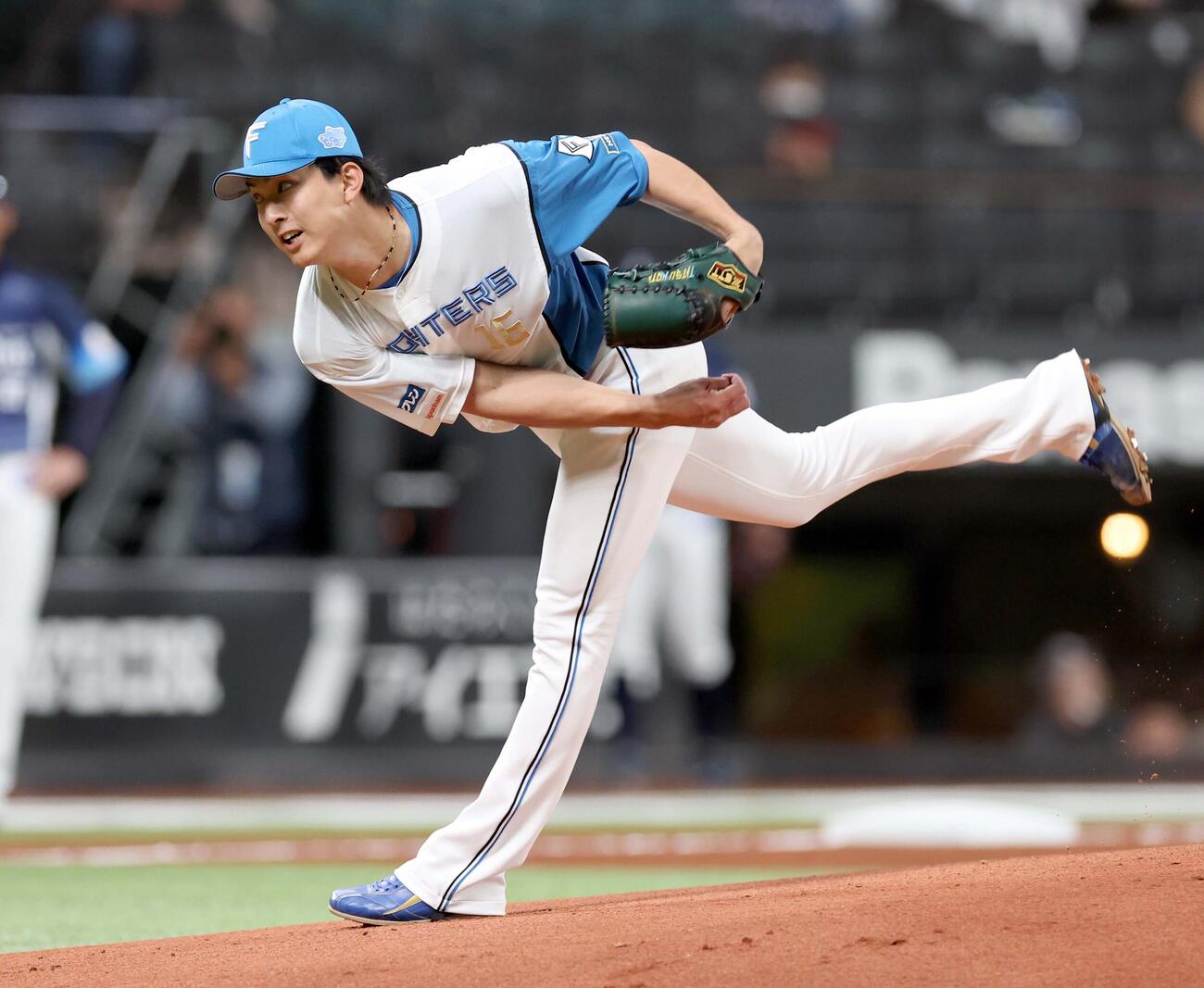 日本ハム対西武　日本ハム先発の達（撮影・黒川智章）