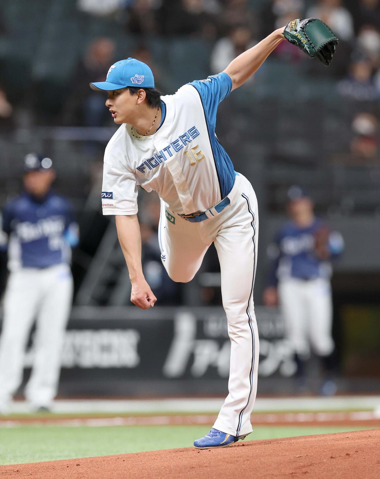 日本ハム対西武　日本ハム先発の達（撮影・黒川智章）