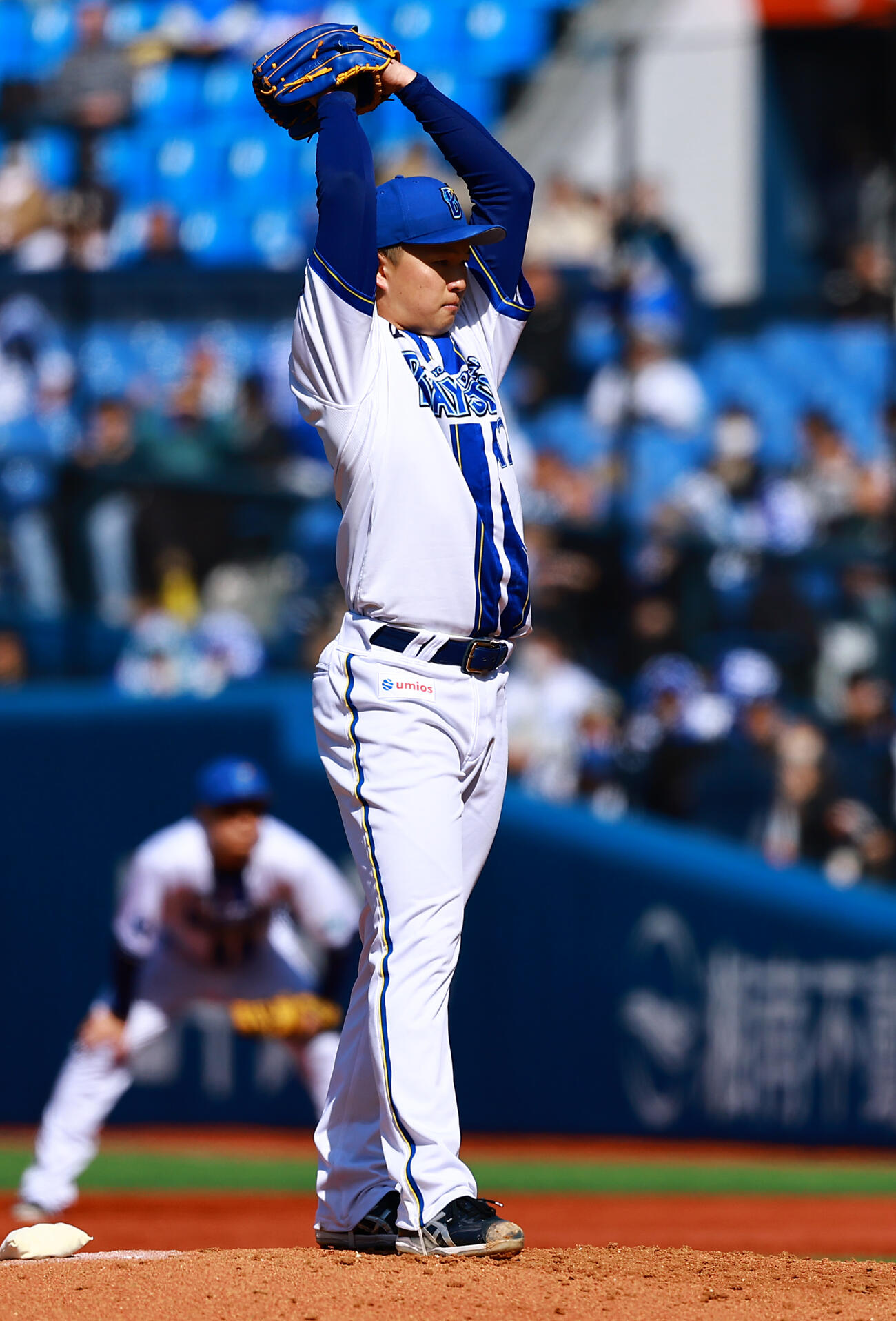 DeNA対中日　DeNA先発の竹田祐（撮影・野上伸悟）