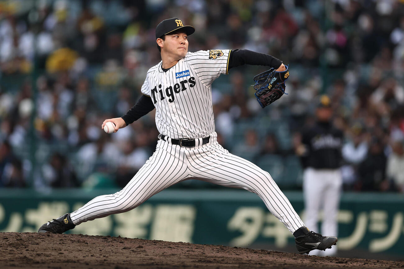 阪神対ソフトバンク　阪神7番手の木下（撮影・前田充）