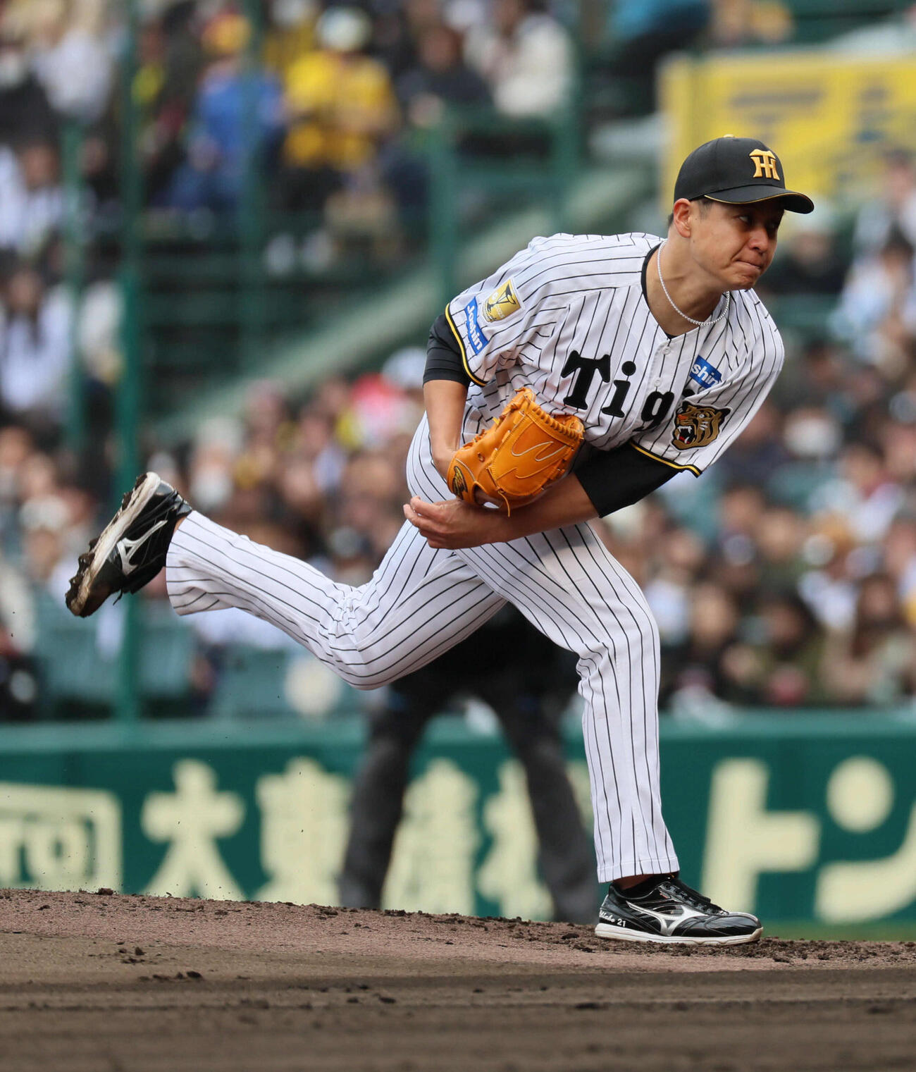 阪神対ソフトバンク　阪神先発の大竹（撮影・宮崎幸一）