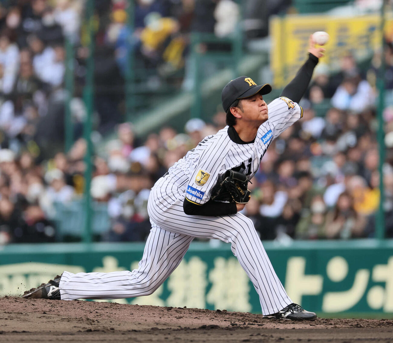 阪神対ソフトバンク　阪神2番手の高橋（撮影・宮崎幸一）