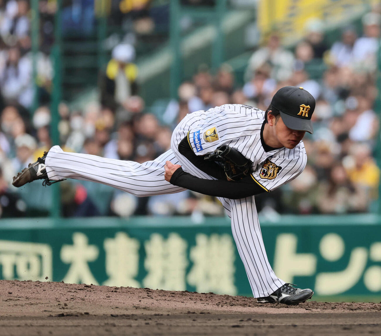 阪神対ソフトバンク　阪神2番手の高橋（撮影・宮崎幸一）
