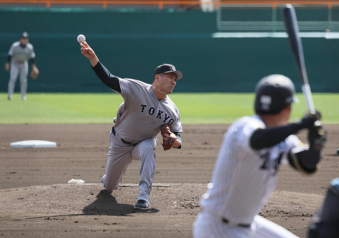 阪神対巨人　巨人先発の田中将（撮影・宮崎幸一）