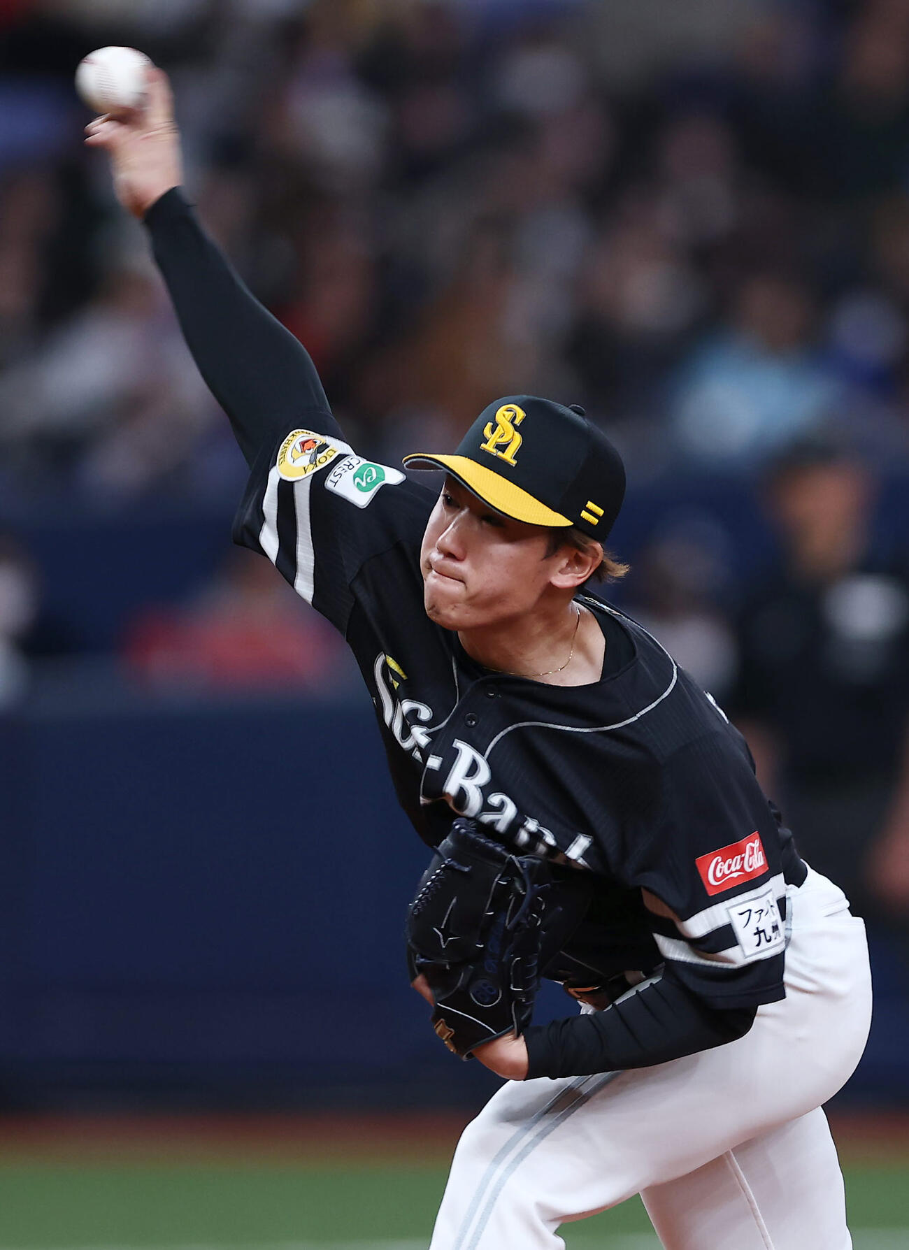 オリックス対ソフトバンク　ソフトバンク3番手の木村光（撮影・前田充）