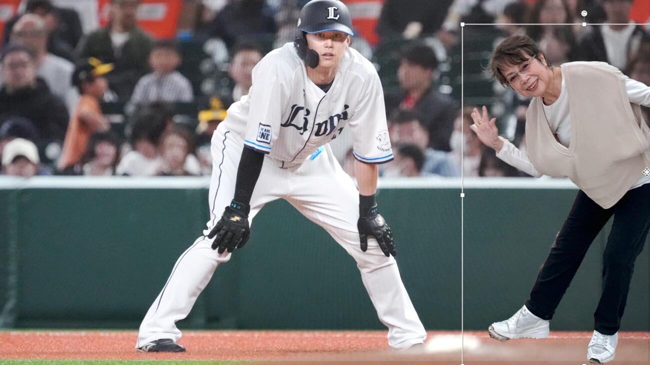 西武は「圧倒的至近距離」をテーマにプロ野球開幕CMを放映する（画像は球団提供）