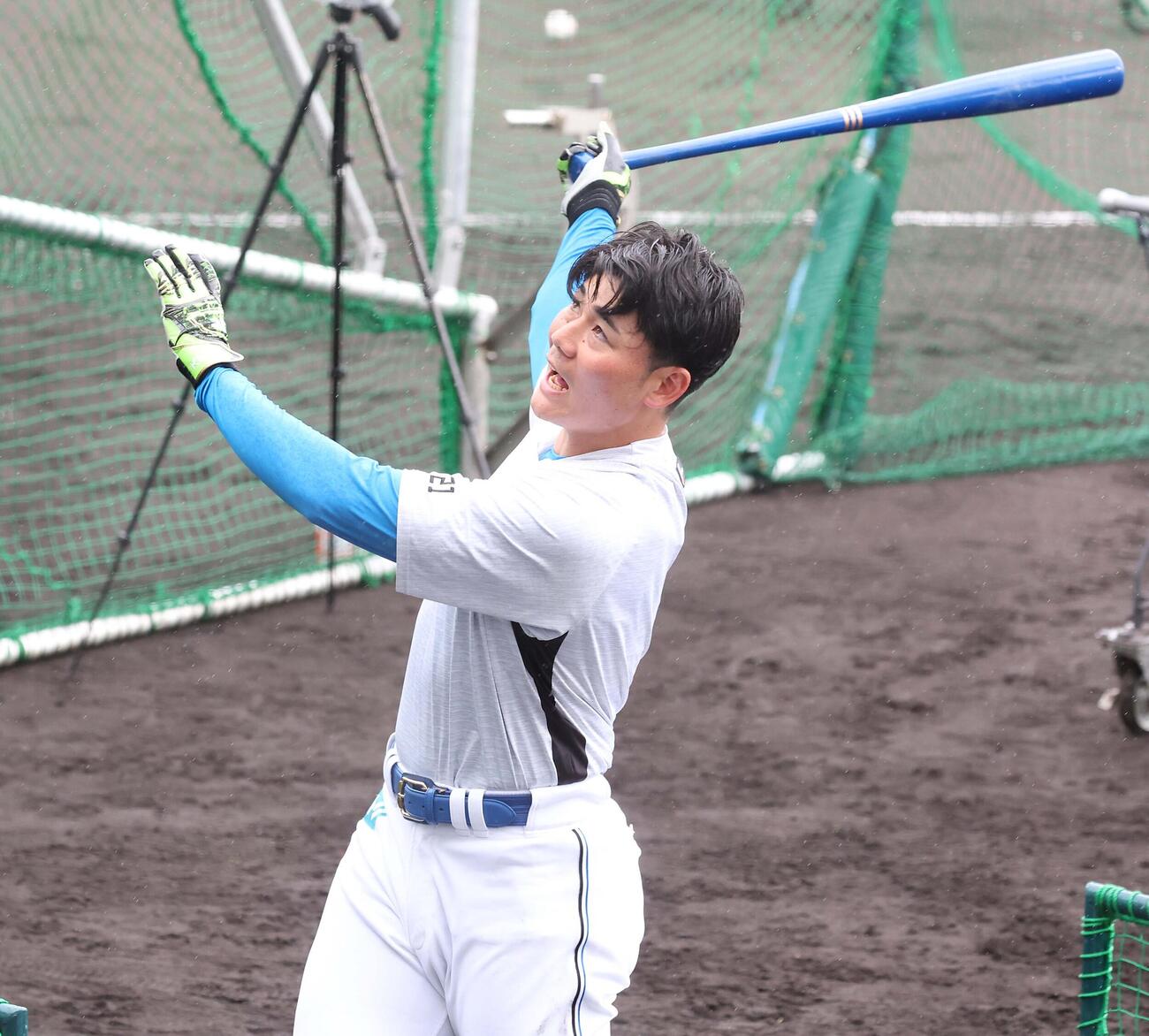 日本ハム清宮幸太郎（2026年2月6日撮影）