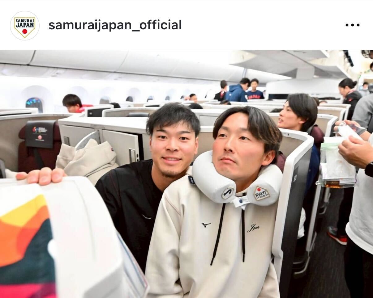 侍ジャパン公式インスタグラムから