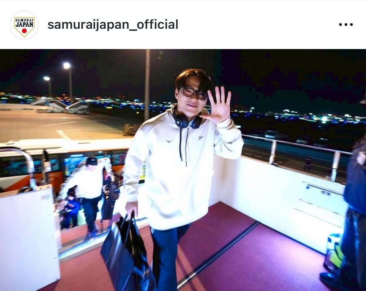 侍ジャパン公式インスタグラムから