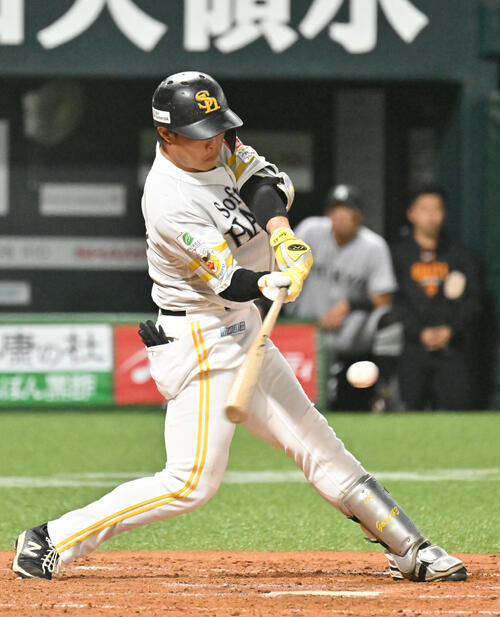 ソフトバンク】栗原陵矢「いろいろ試し」2安打 2回無失点好リード