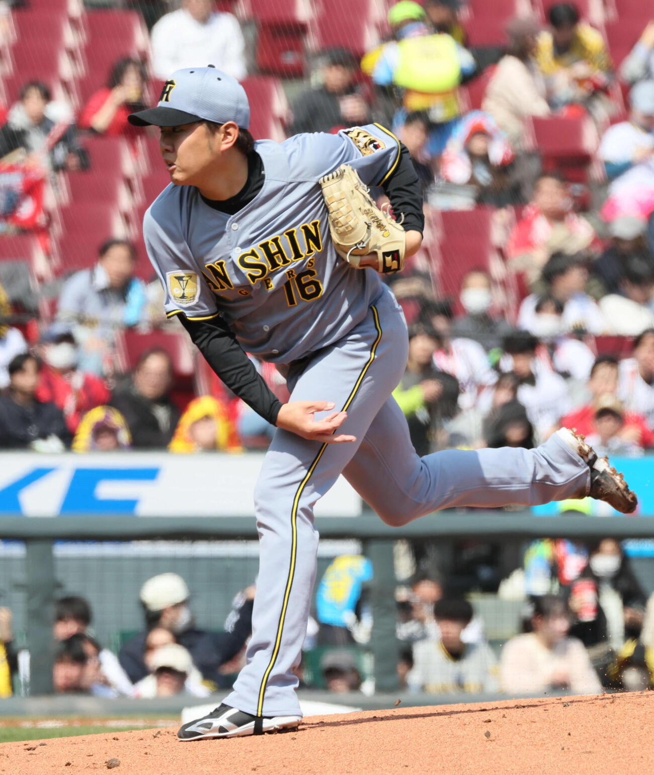 広島対阪神　阪神先発の西勇（撮影・加藤孝規）