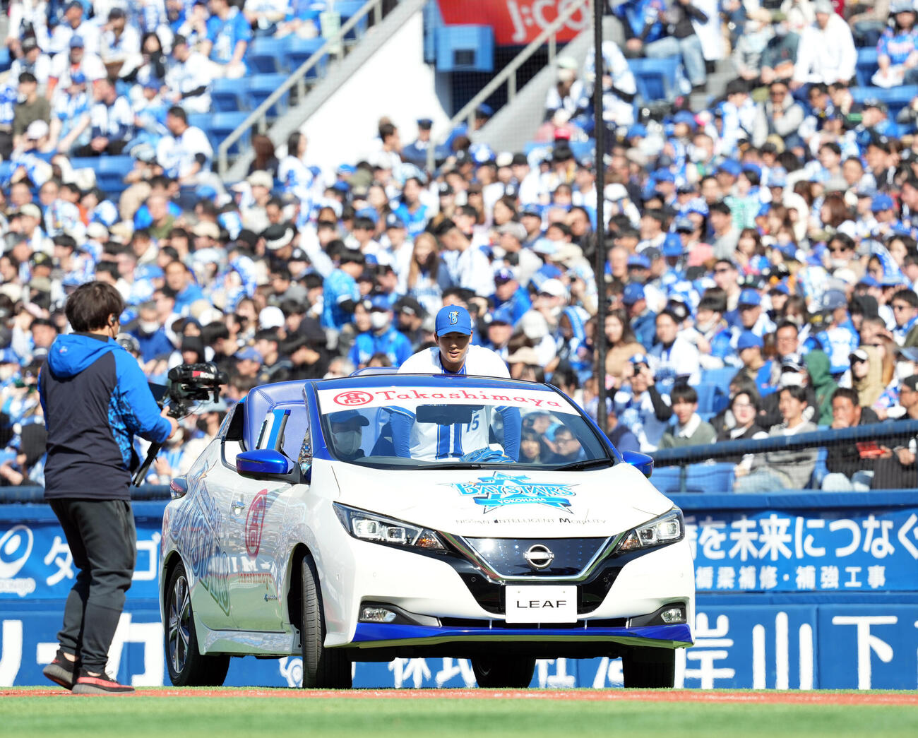 DeNA対ソフトバンク　6回からマウンドに上がったDeNAルーキー島田（撮影・たえ見朱実）