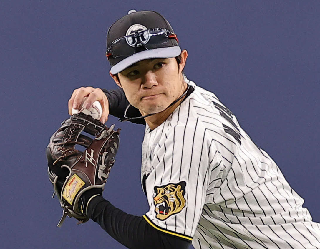 阪神中野拓夢（2026年3月1日撮影）