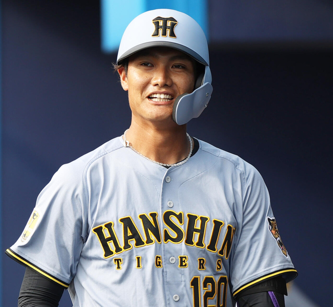 阪神西純矢（2026年2月23日撮影）