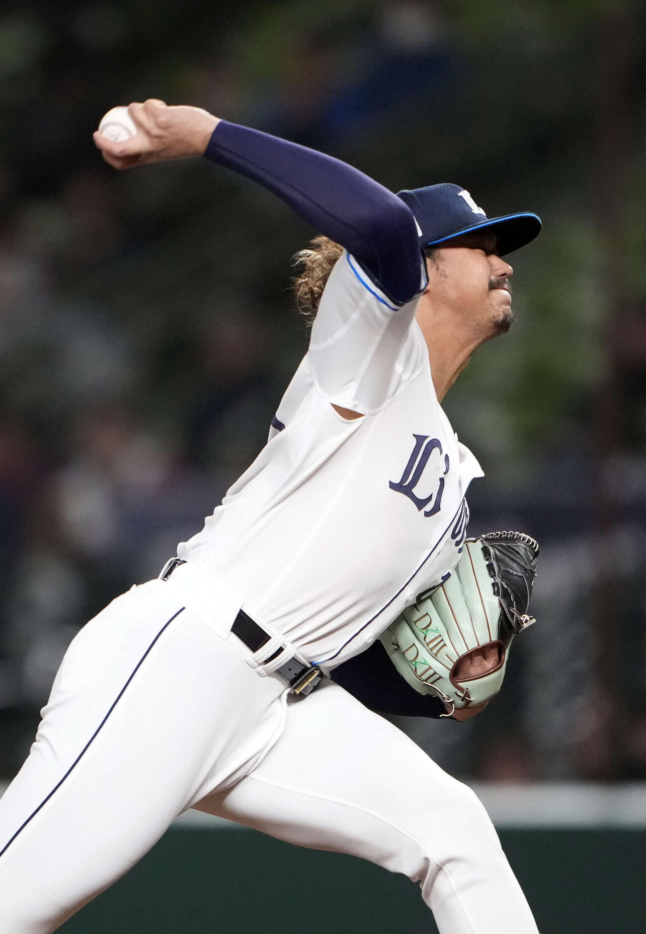 西武対楽天　西武先発の高橋（撮影・小島史椰）