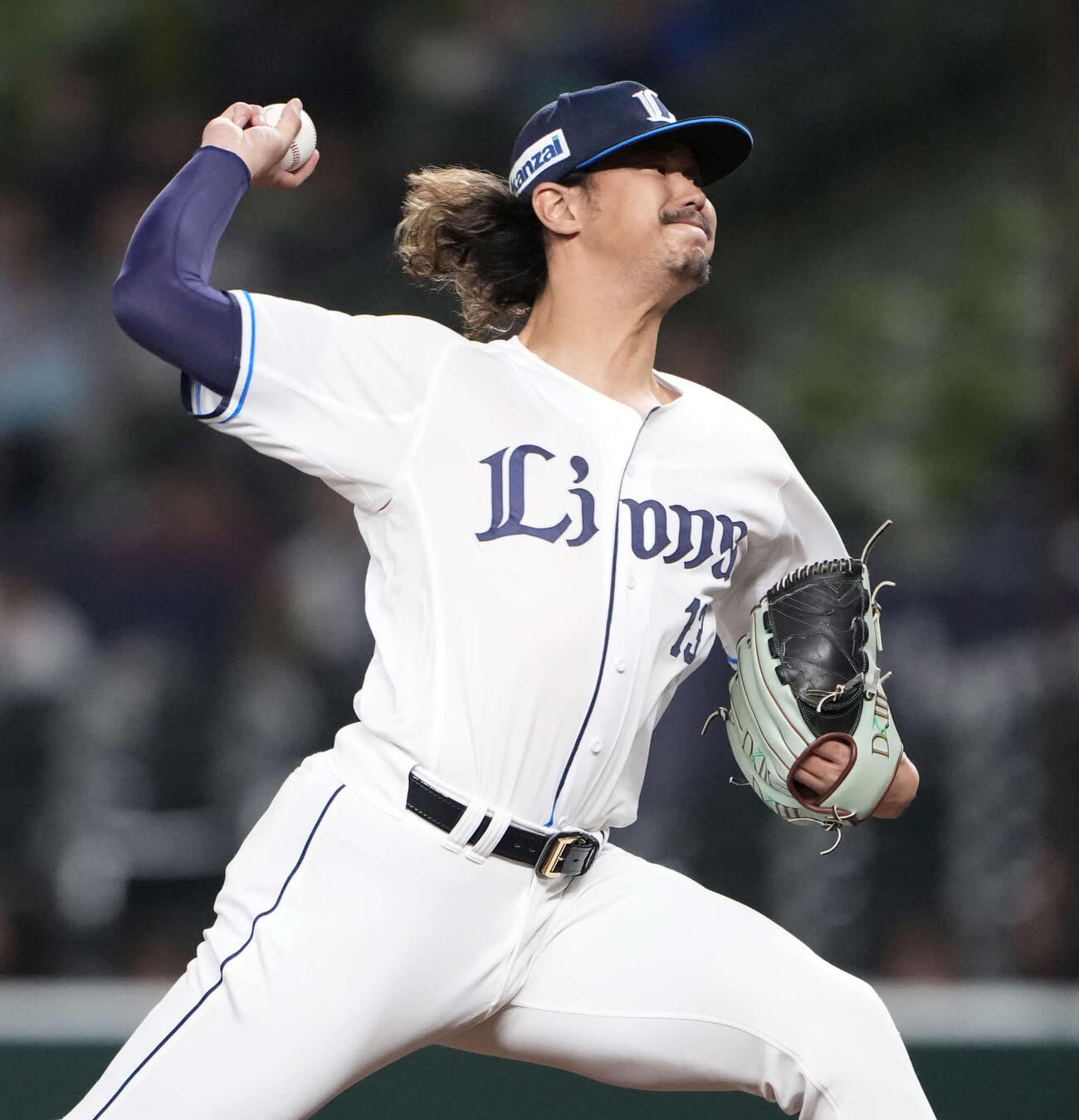 西武対楽天　西武先発の高橋（撮影・小島史椰）