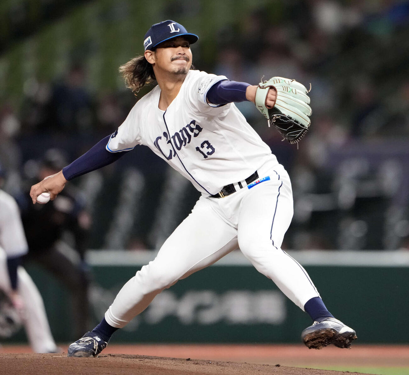西武対楽天　西武先発の高橋（撮影・小島史椰）
