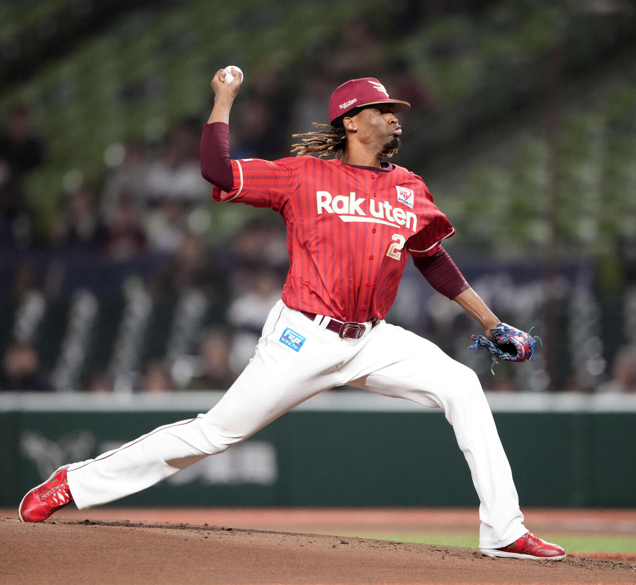 西武対楽天　楽天先発のウレーニャ（撮影・小島史椰）