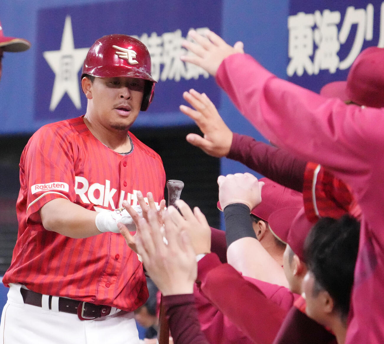 楽天浅村栄斗（2026年3月撮影）