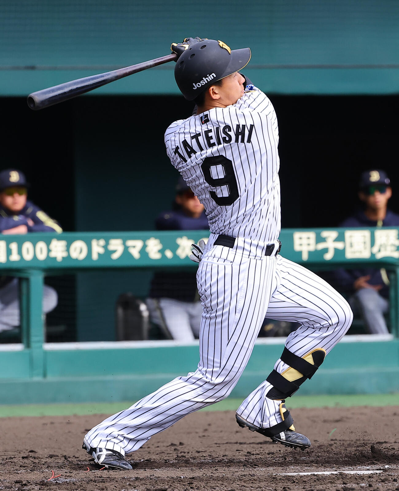 阪神対オリックス　3回裏阪神1死満塁、立石は逆転満塁本塁打を放つ（撮影・上田博志）
