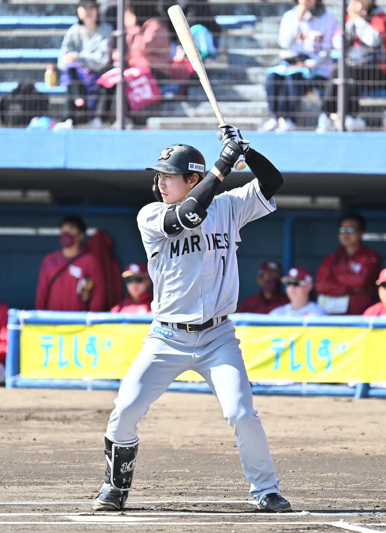 オープン戦　楽天対ロッテ　ロッテ藤原恭大＝2026年3月5日　