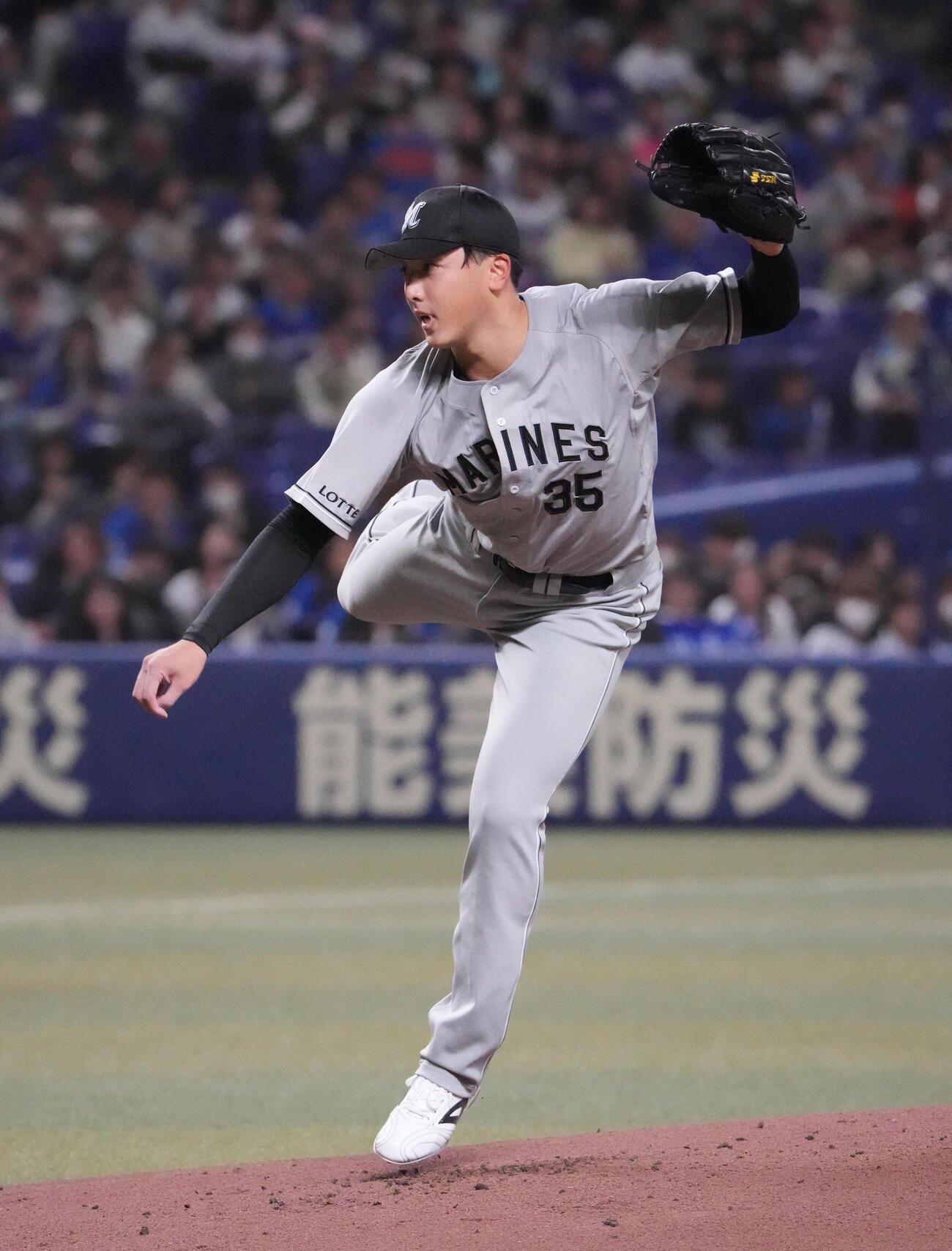 ロッテ田中晴也（2026年3月撮影）
