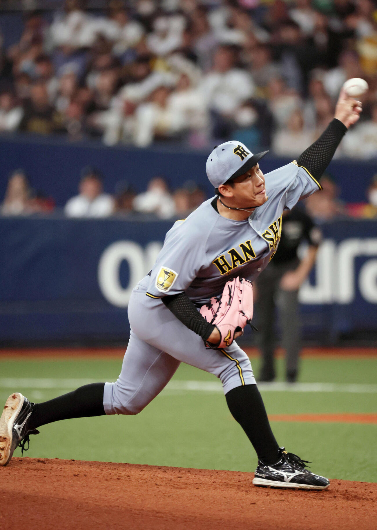 オリックス対阪神　阪神先発の伊原（撮影・宮崎幸一）