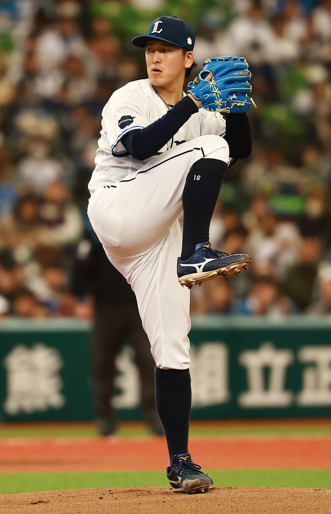 西武対DeNA　西武先発の隅田（撮影・野上伸悟）