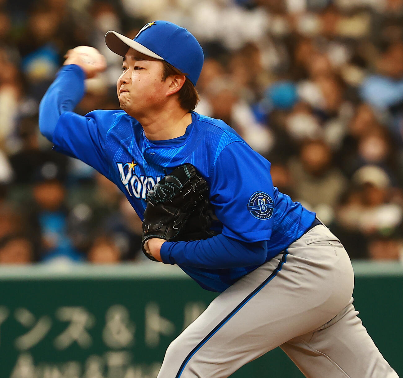 西武対DeNA DeNA先発の石田裕（撮影・野上伸悟）