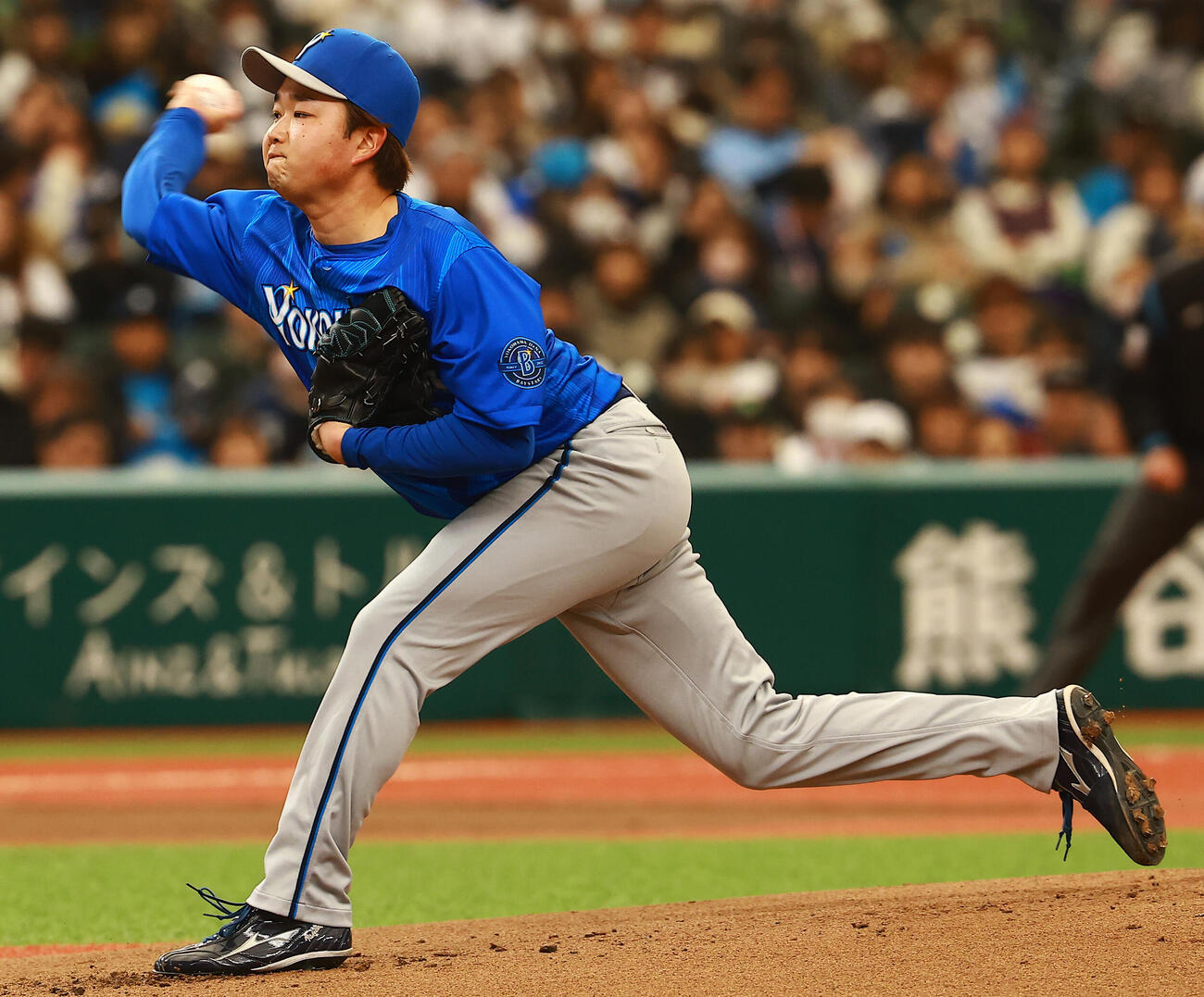 西武対DeNA DeNA先発の石田裕（撮影・野上伸悟）