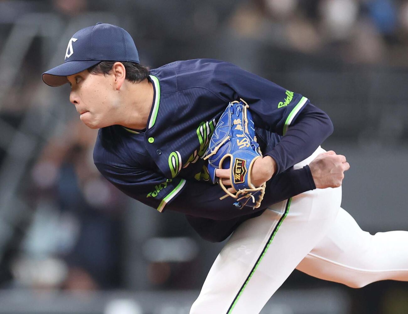 日本ハム対ヤクルト　9回途中登板の星（撮影・黒川智章）