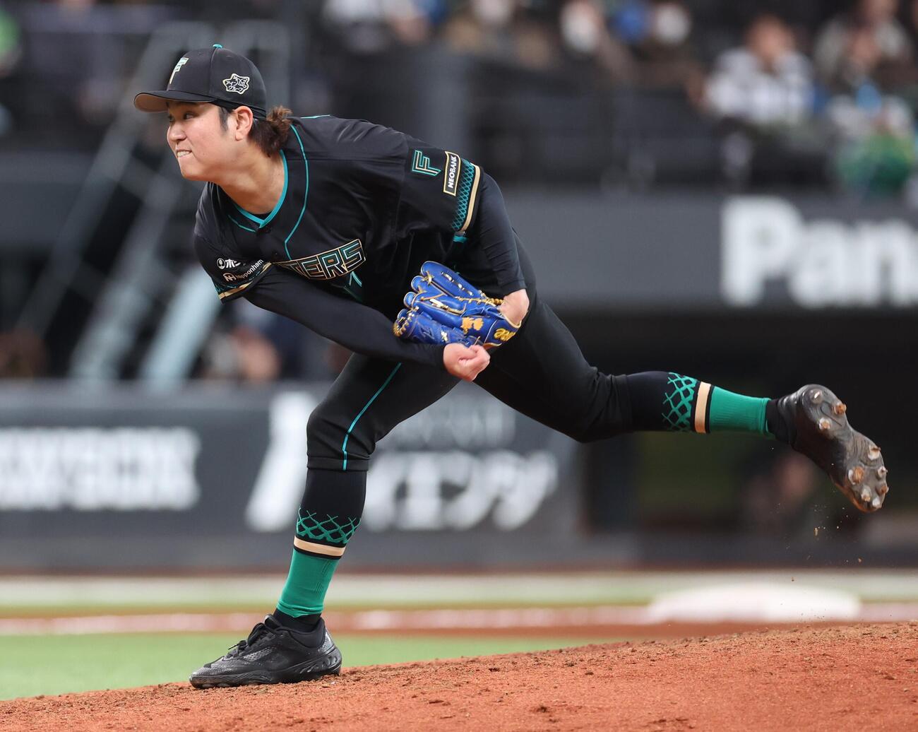 日本ハム対ヤクルト　9回に登板の古林睿煬（撮影・黒川智章）