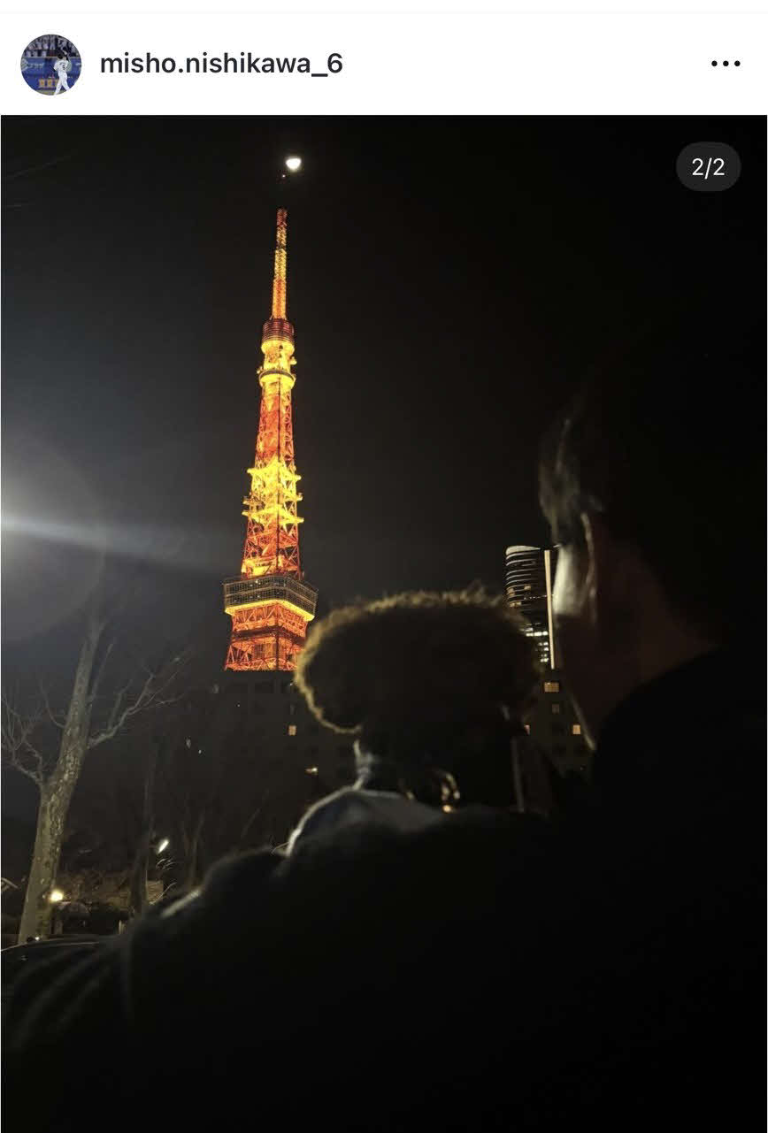 ロッテ西川のインスタグラムから