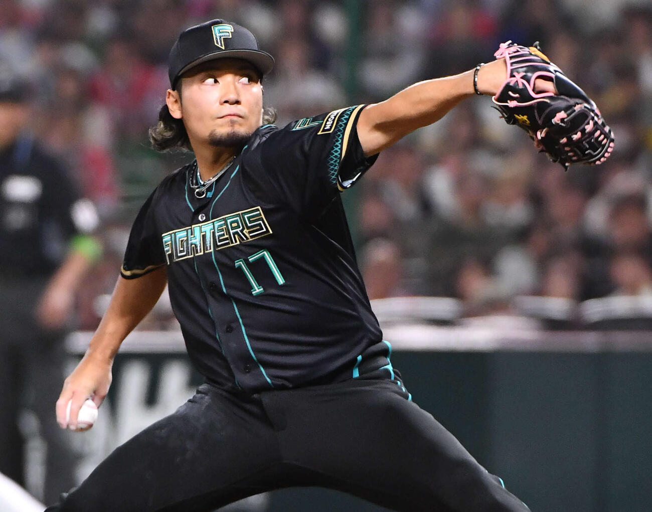 ソフトバンク対日本ハム　日本ハム先発の伊藤（撮影・岩下翔太）