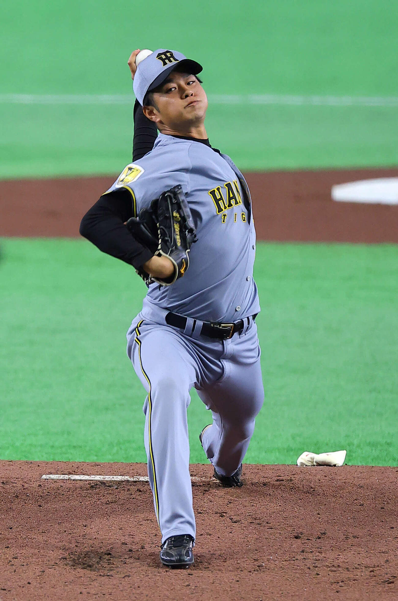 完封勝利でチーム今季初勝利を飾った阪神高橋