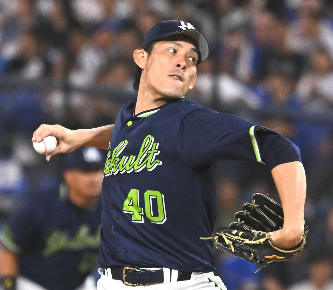 DeNA対ヤクルト　ヤクルト先発の高梨（撮影・滝沢徹郎）