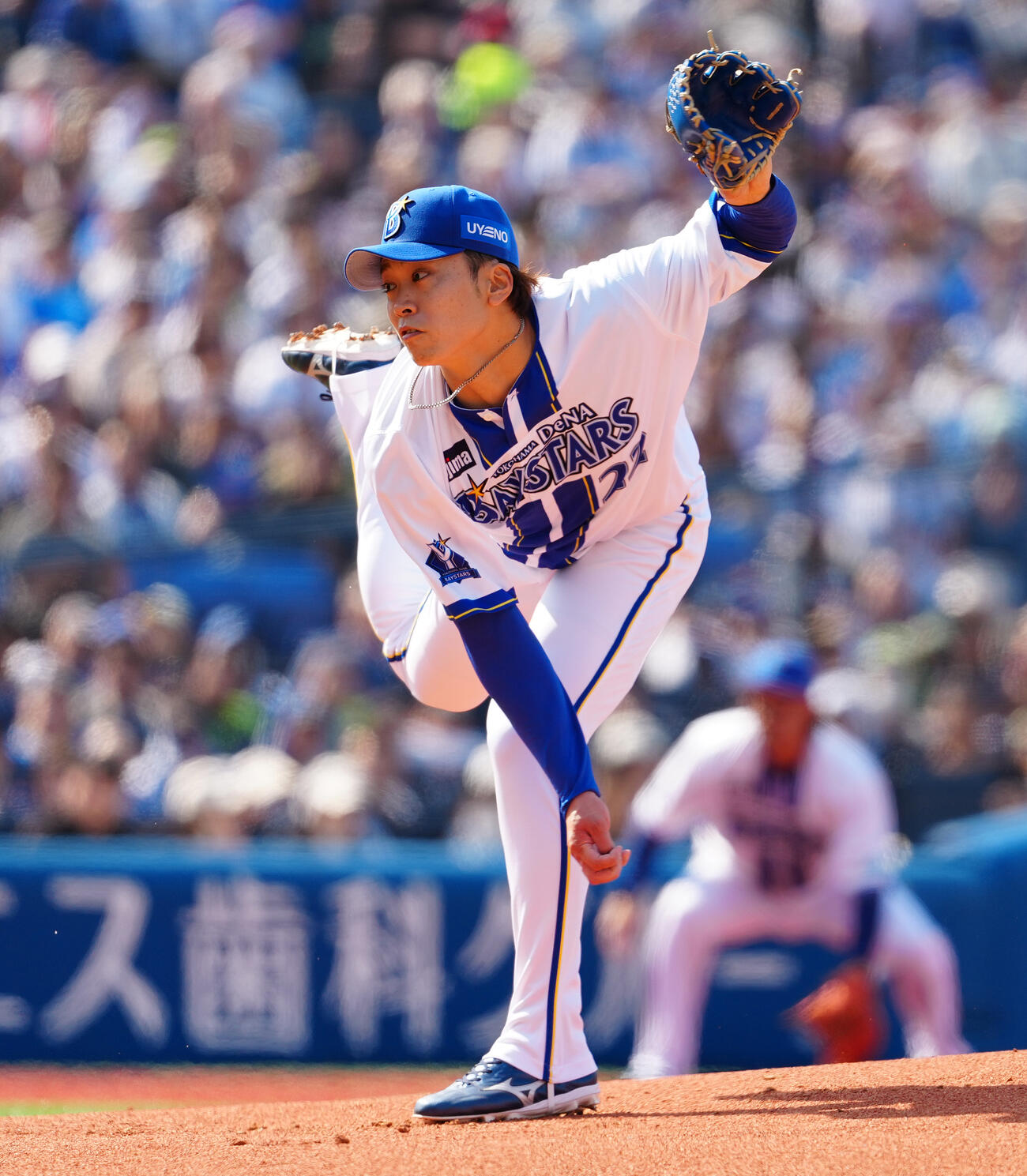 DeNA対ヤクルト　先発し力投するDeNA入江（撮影・鈴木みどり）