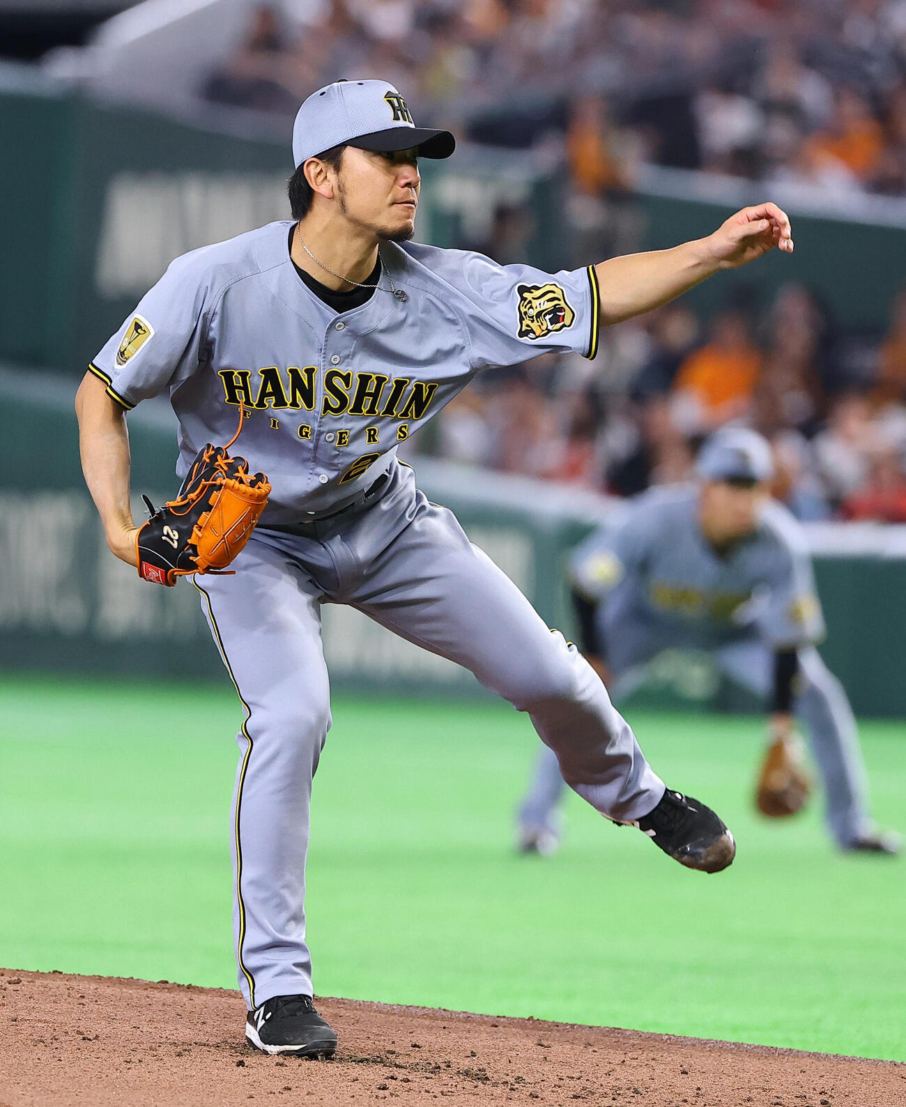 巨人対阪神　阪神先発の伊藤将（撮影・上田博志）
