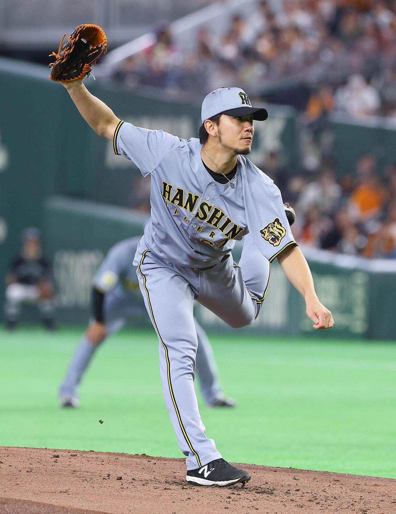 巨人対阪神　阪神先発の伊藤将（撮影・上田博志）